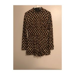 San Joy sequined long sleeve romper ONLY WORN ONCE